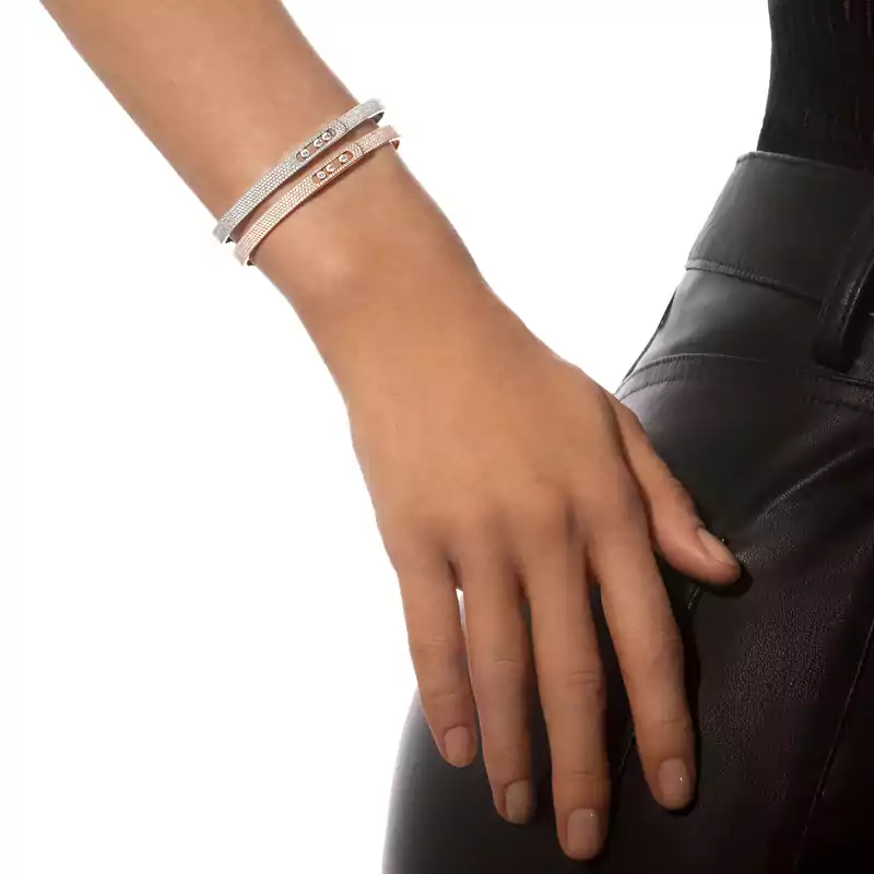 Pulsera rígida Move Noa PM con Pavé Completo