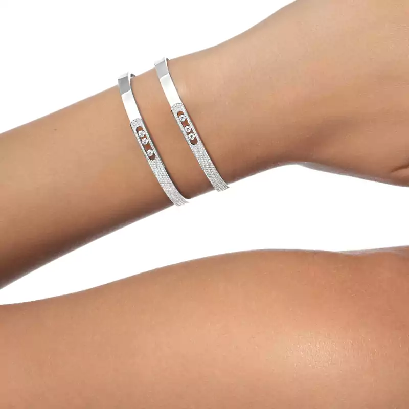Bangle con pavé Move Noa PM