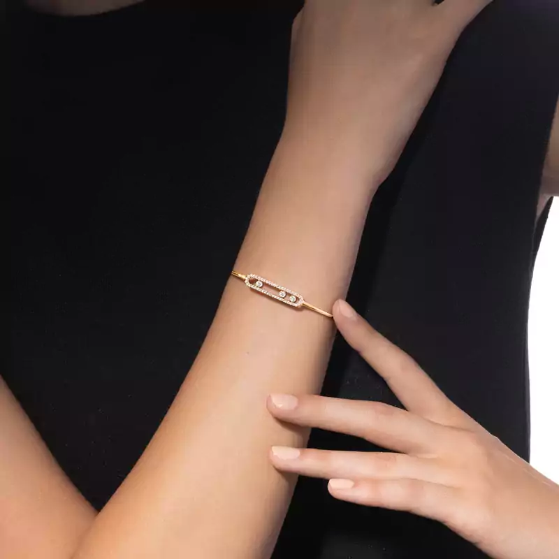 Move密镶钻石细手镯