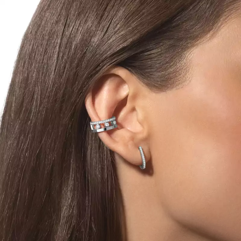 Move Romane耳夹 0.025克拉 