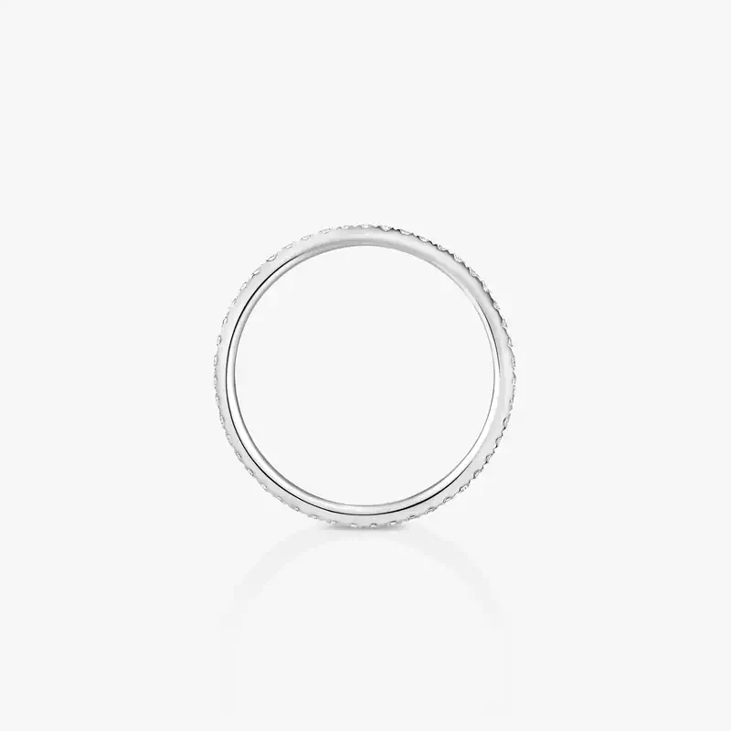 Gatsby结婚戒指 超小号款 White Gold Diamond For Her Ring 05064-WG