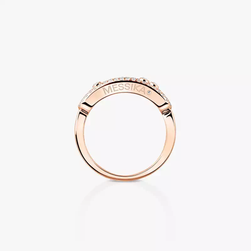 Baby Move Pavé Pink Gold For Her Diamond Ring 04683-PG