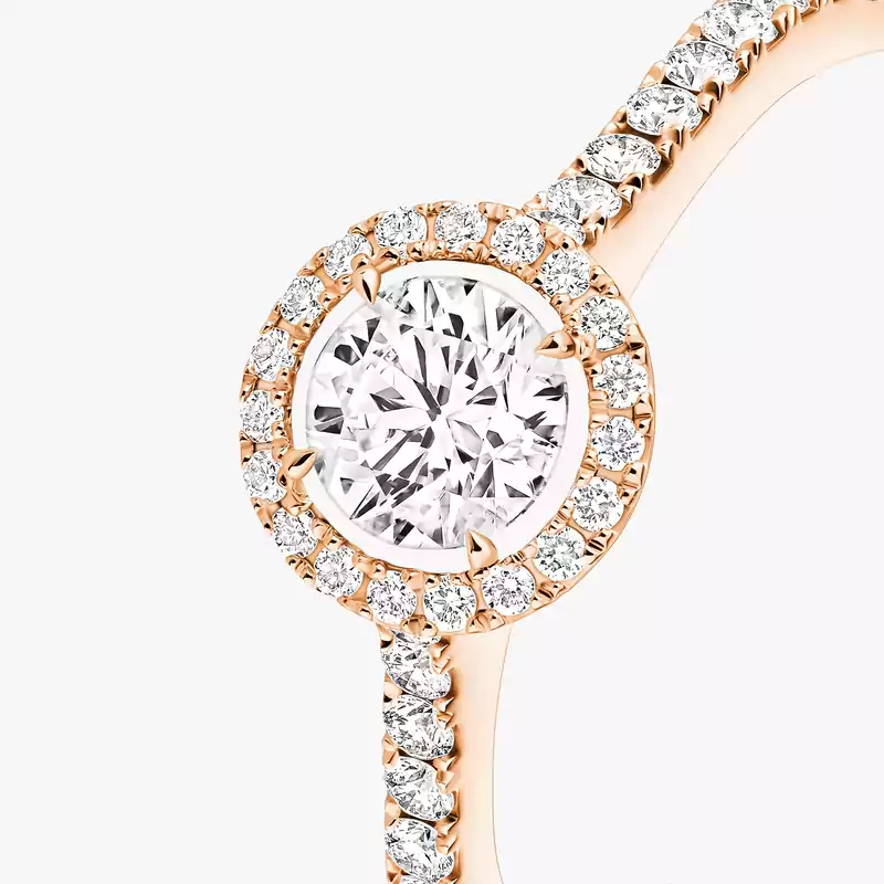 Ring For Her Pink Gold Diamond Joy 0.40ct 14508-PG
