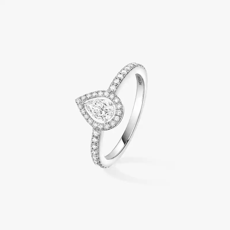 Anillo Mujer Oro blanco Diamante Joy Diamante Pera 0,25 ct 05220-WG