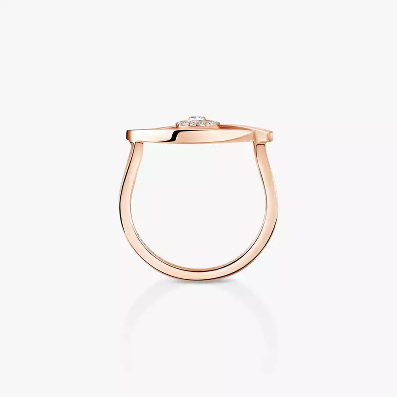Lucky Eye戒指 Pink Gold Diamond For Her Ring 10036-PG