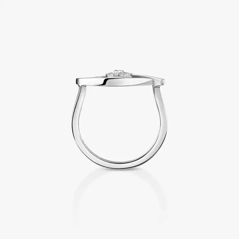 Lucky Eye戒指 White Gold Diamond For Her Ring 10036-WG