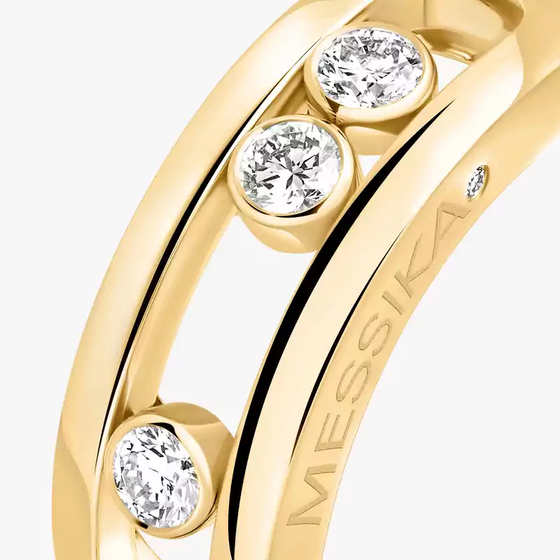 Move Classique Yellow Gold For Her Diamond Ring 03998-YG