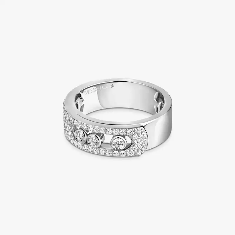 Move Noa Pavé White Gold For Her Diamond Ring 06129-WG