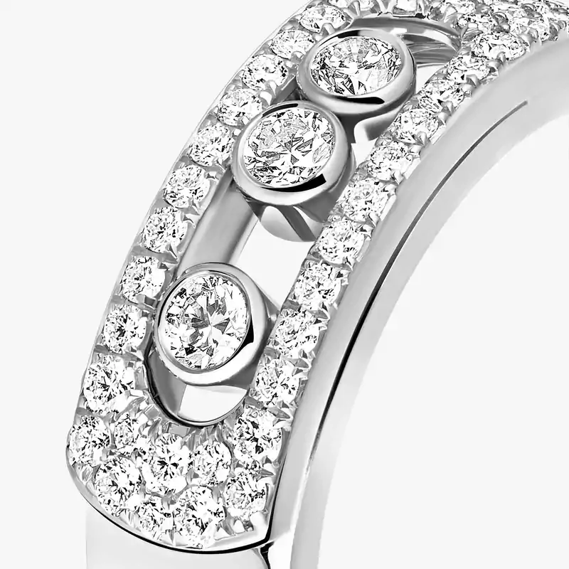 Move Noa Pavé White Gold For Her Diamond Ring 06129-WG