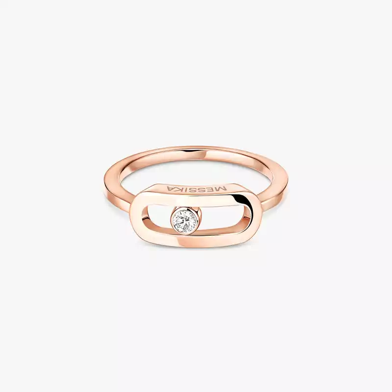 Move Uno Gold LM  Pink Gold For Her Diamond Ring 12390-PG