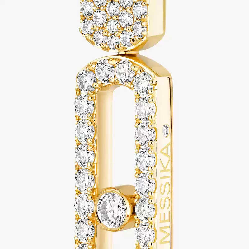Imperial Move GM Für sie Diamant Ohrringe Gelbgold 13754-YG