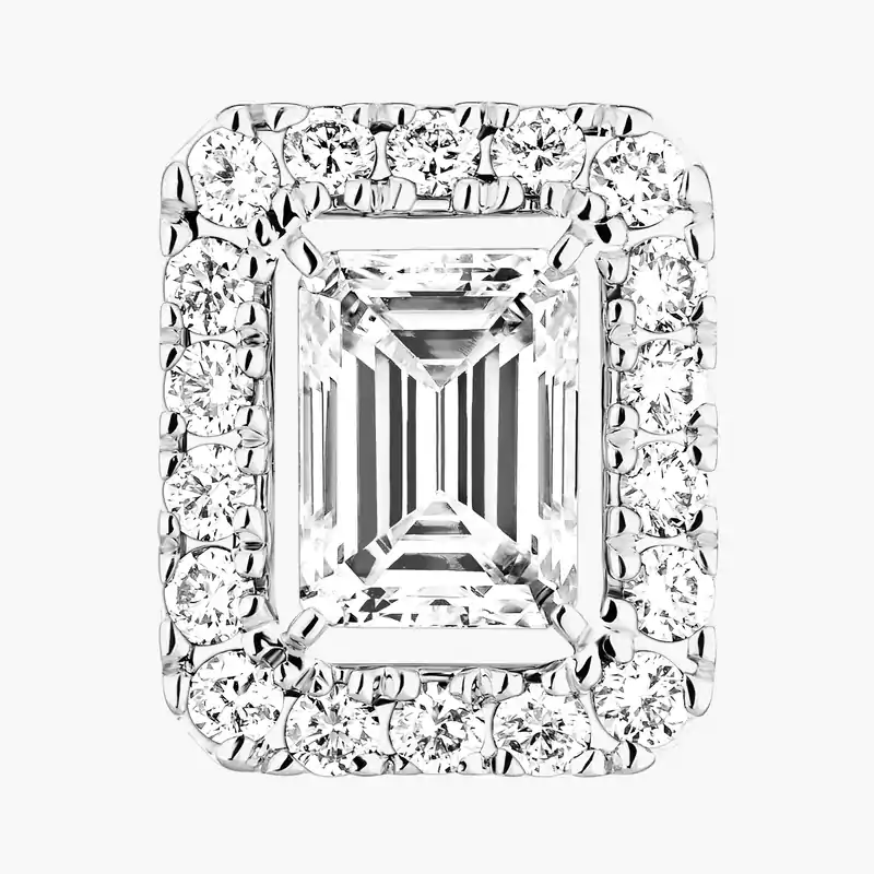 Pendientes Joy talla esmeralda, modelo pequeño