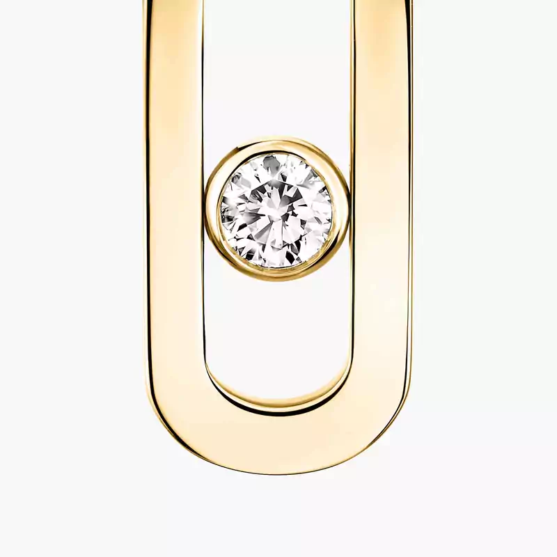 Move Uno Yellow Gold For Her Diamond Earrings 12182-YG