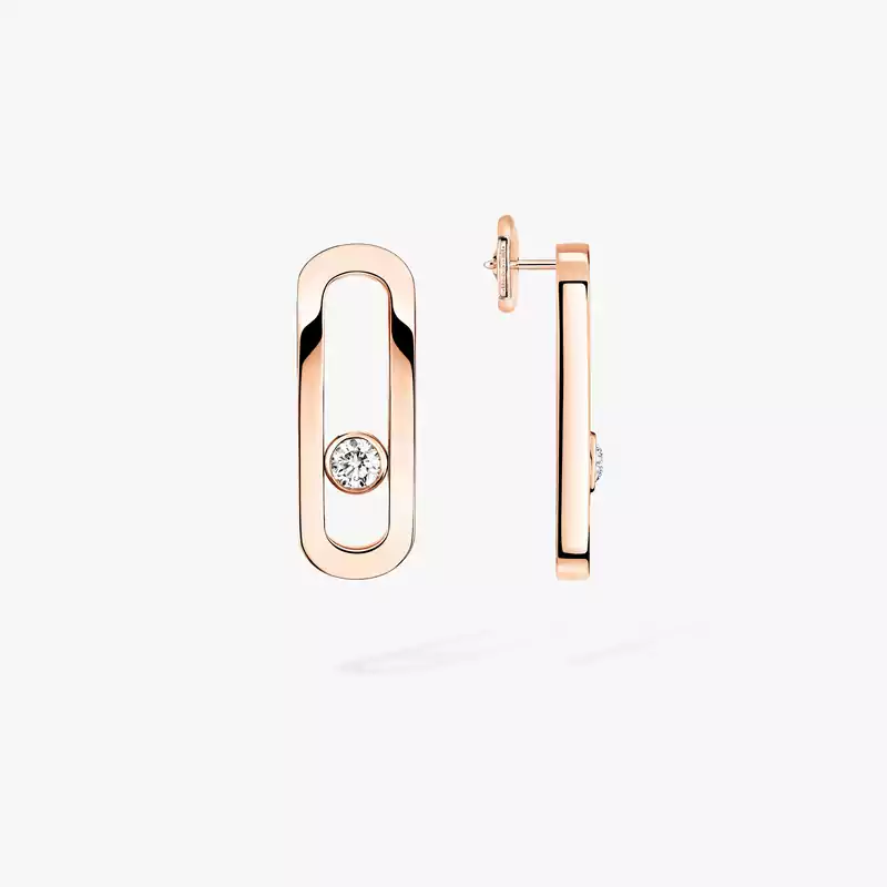 Move Uno Für sie Diamant Ohrringe Roségold 12182-PG