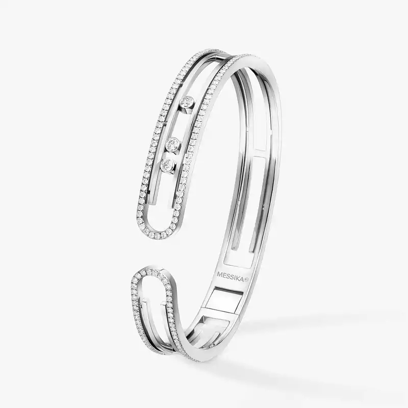 Move 10th Armreif Für sie Diamant Armband Weißgold 11426-WG