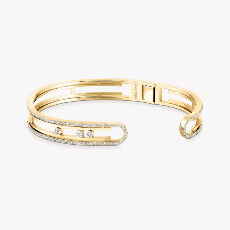 Move 10th Armreif Für sie Diamant Armband Gelbgold 11426-YG