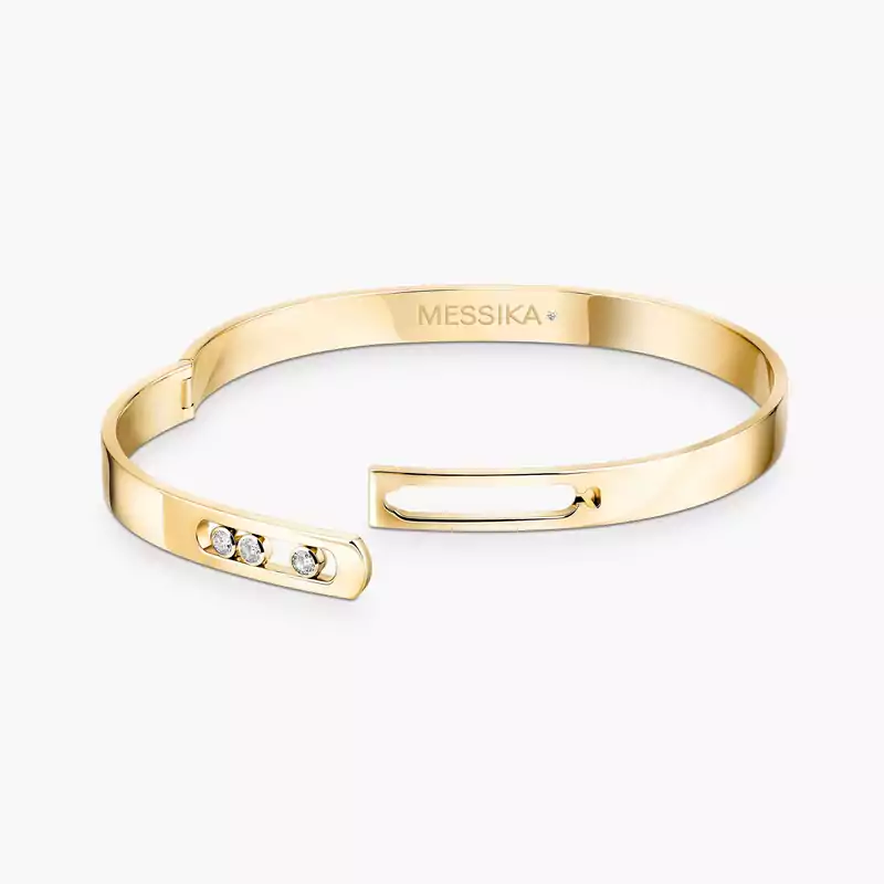 Move Noa Armreif MM Übergrößen Für sie Diamant Armband Gelbgold 13912-YG