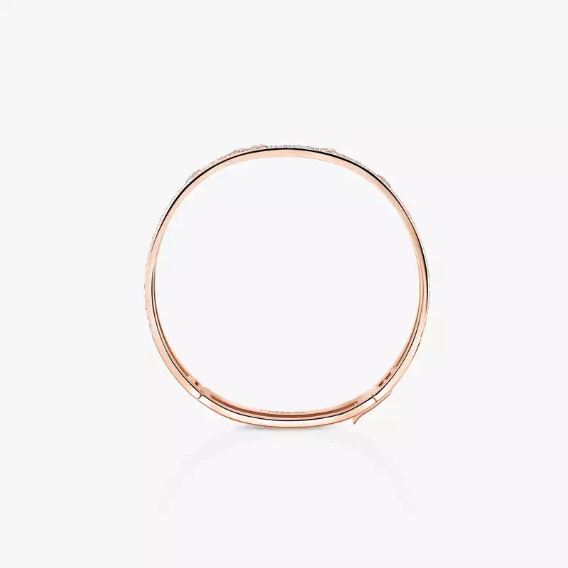 Move Romane Pavé Bangle Pink Gold For Her Diamond Bracelet 13914-PG