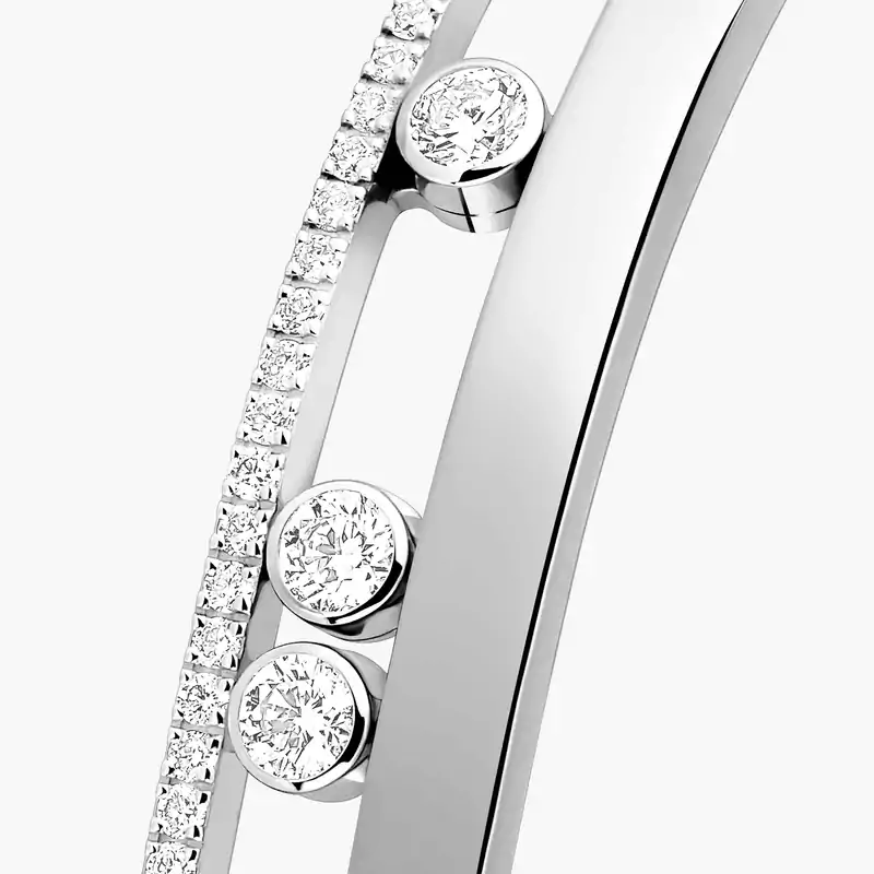 Move Romane Bangle  White Gold For Her Diamond Bracelet 06514-WG