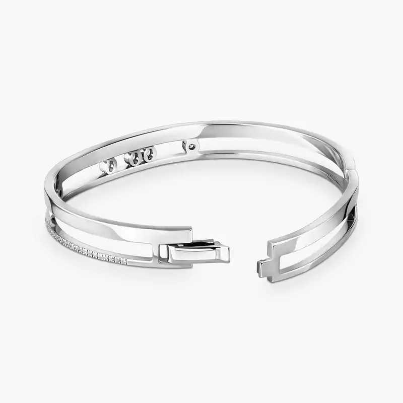 Move Romane Bangle  White Gold For Her Diamond Bracelet 06514-WG