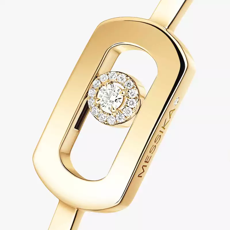 Bracelet Femme Or Jaune Diamant Jonc So Move 13757-YG