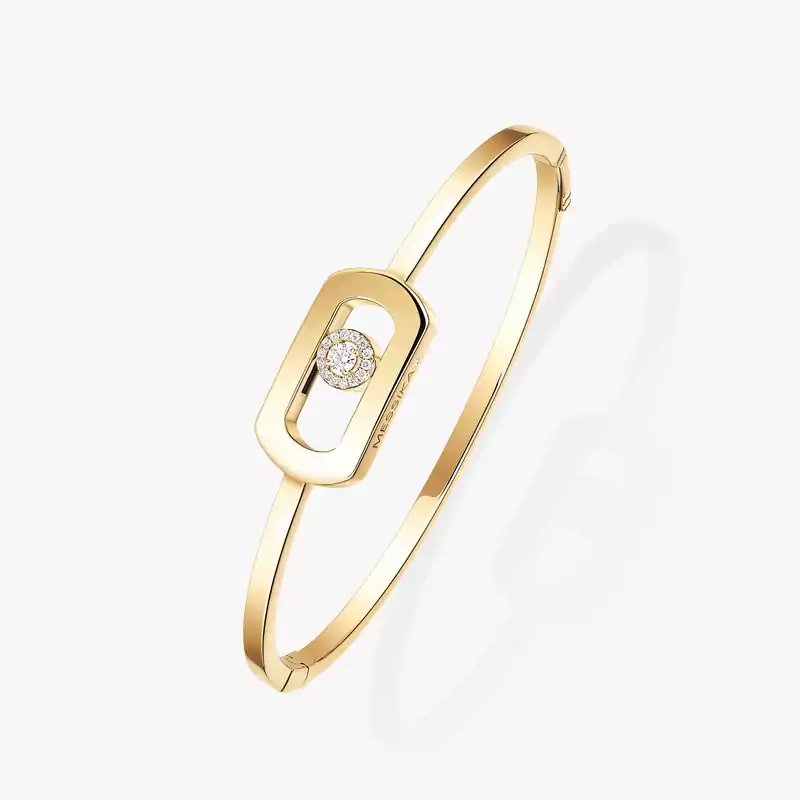 Bracelet Femme Or Jaune Diamant Jonc So Move 13757-YG