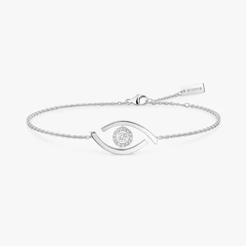 Lucky Eye Armband Für sie Diamant Armband Weißgold 10034-WG