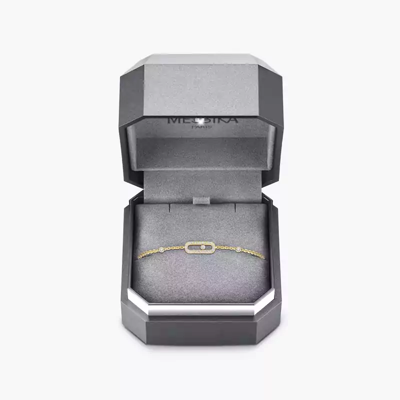 Move Uno Pavé Yellow Gold For Her Diamond Bracelet 04706-YG