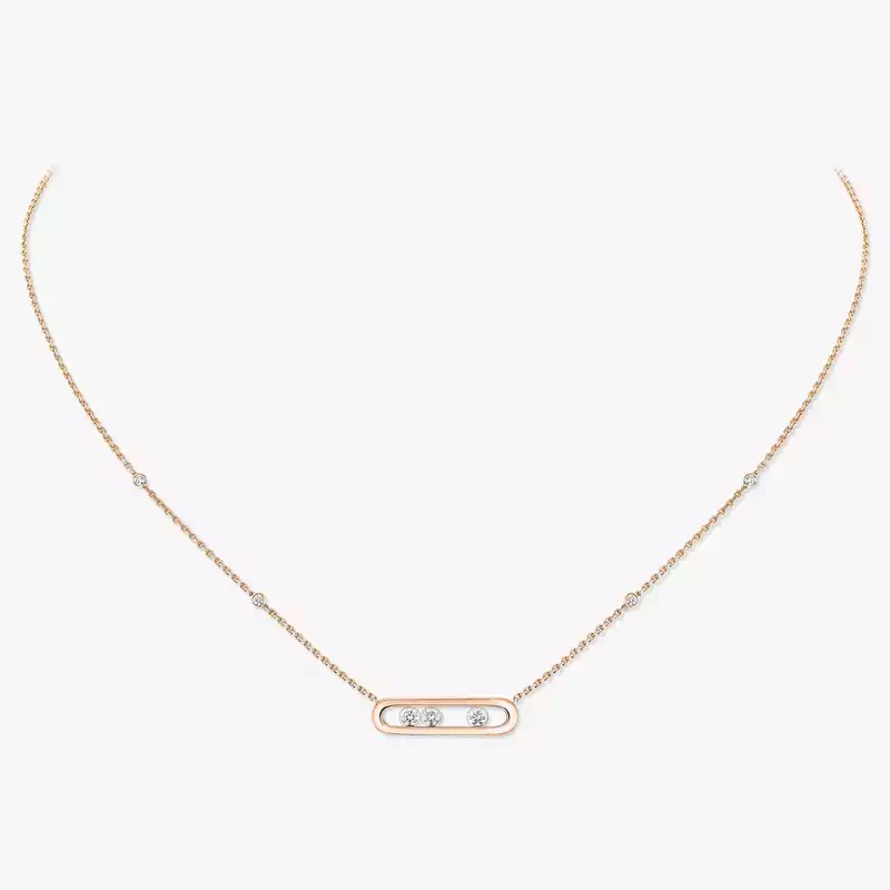 Baby Move Pink Gold Diamond For Her Necklace 04323-PG