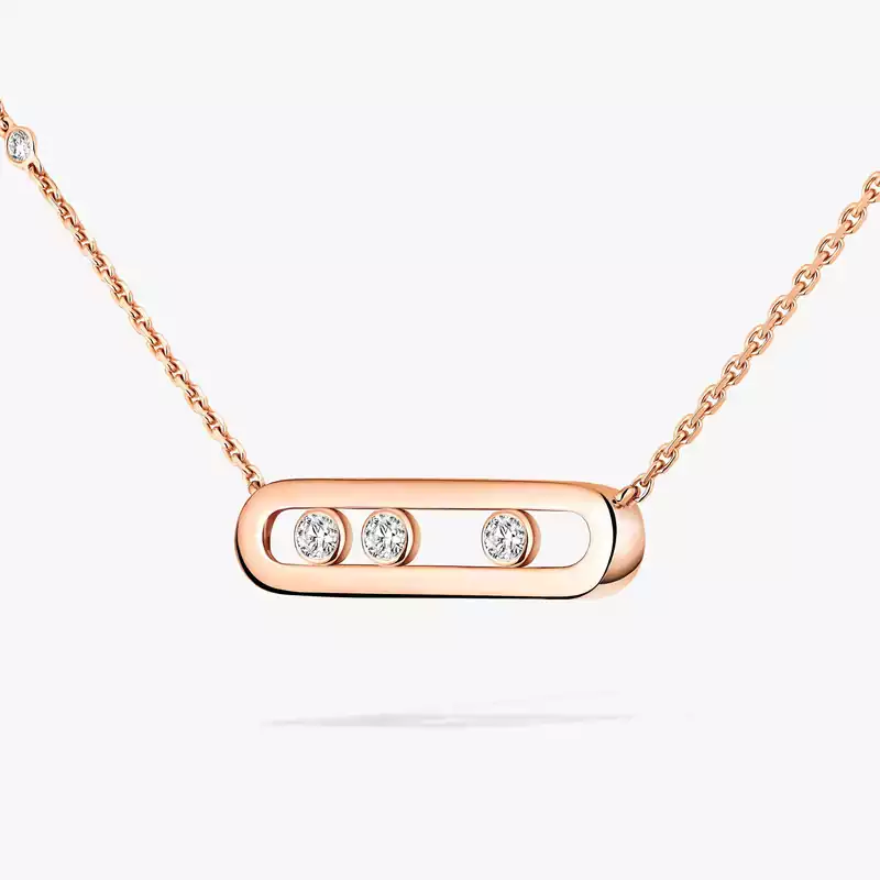 Baby Move Pink Gold Diamond For Her Necklace 04323-PG