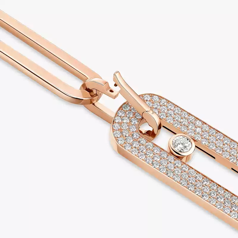 Sautoir Move 10th Anniversary XL Für sie Diamant Kette Roségold 06768-PG