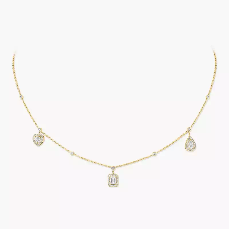 قلادة My Twin Trio 3×0.15 قيراط