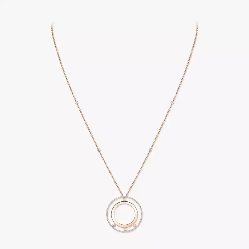 Move Romane长项链 Pink Gold Diamond For Her Necklace 11169-PG