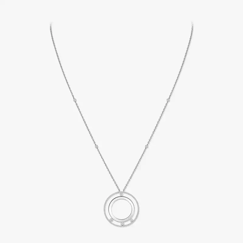 Move Romane长项链 White Gold Diamond For Her Necklace 11169-WG