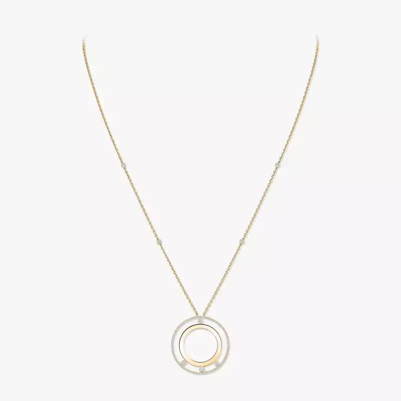 Move Romane长项链 Yellow Gold Diamond For Her Necklace 11169-YG