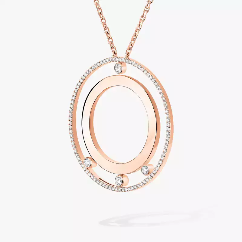 Move Romane长项链 Pink Gold Diamond For Her Necklace 11169-PG