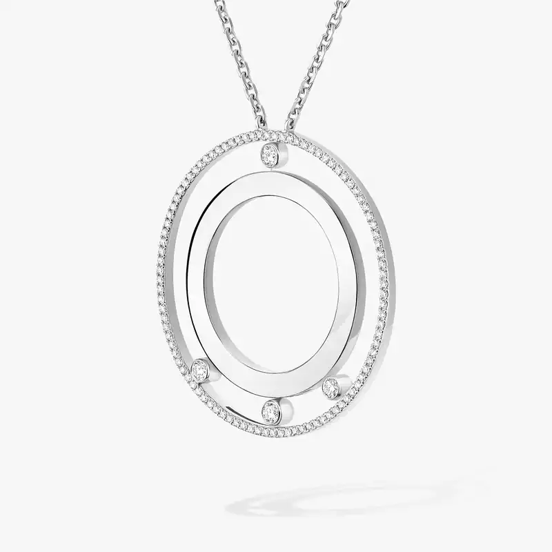 Move Romane长项链 White Gold Diamond For Her Necklace 11169-WG