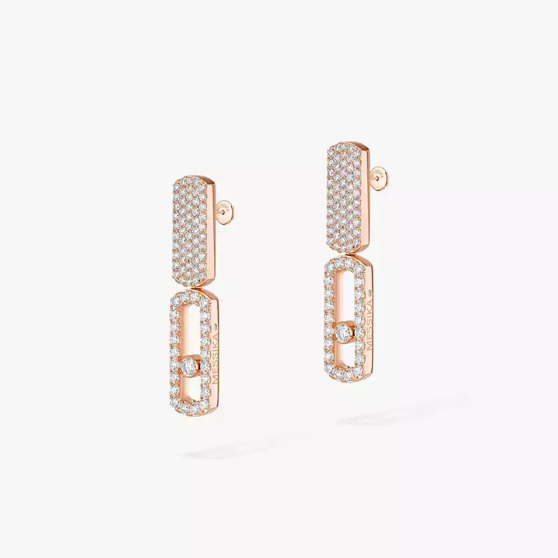 Imperial Move GM Für sie Diamant Ohrringe Roségold 13754-PG