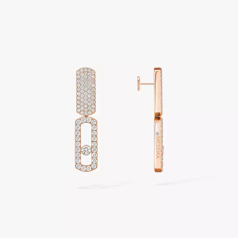 Imperial Move GM Für sie Diamant Ohrringe Roségold 13754-PG