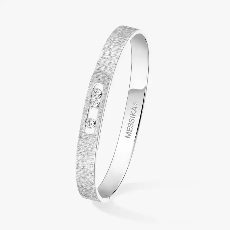 Move Noa Ciselé手镯 White Gold Diamond Mixed Bracelet 14481-WG