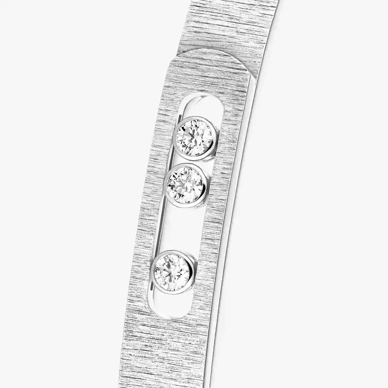 Move Noa Ciselé手镯 White Gold Diamond Mixed Bracelet 14481-WG