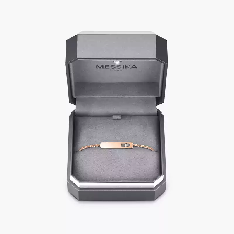 My First Diamond Pink Gold For Her Diamond Bracelet 07513-PG
