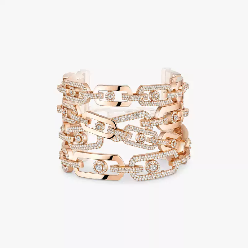 So Move Cuff Pink Gold For Her Diamond Bracelet 14479-PG