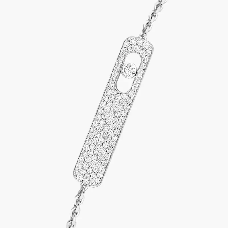 My First Diamond密镶钻石手链 白金 钻石  她的珍礼 手链 07535-WG