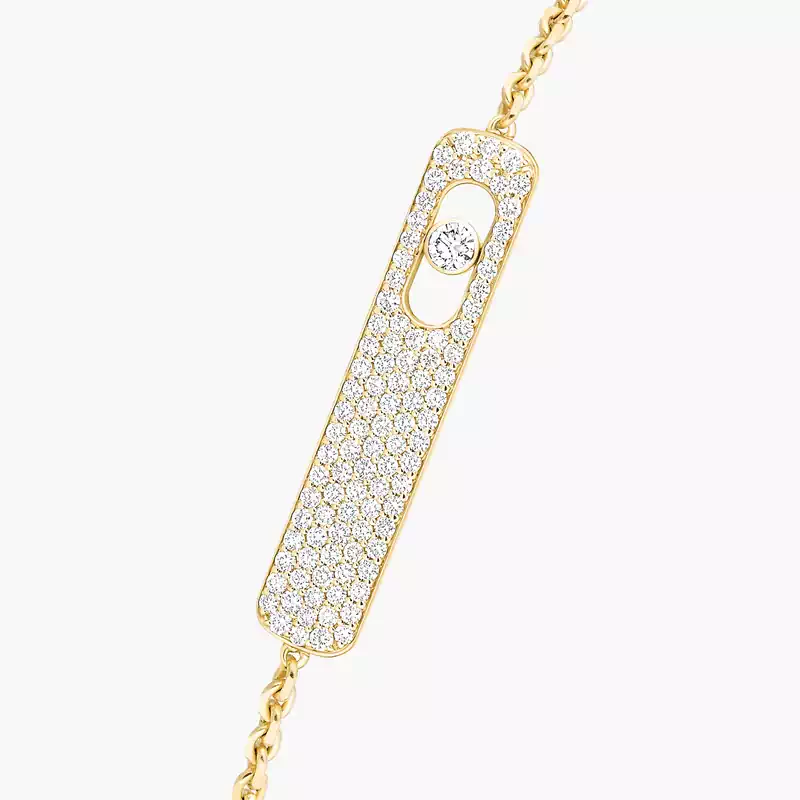 My First Diamond密镶钻石手链 黄金 钻石  她的珍礼 手链 07535-YG