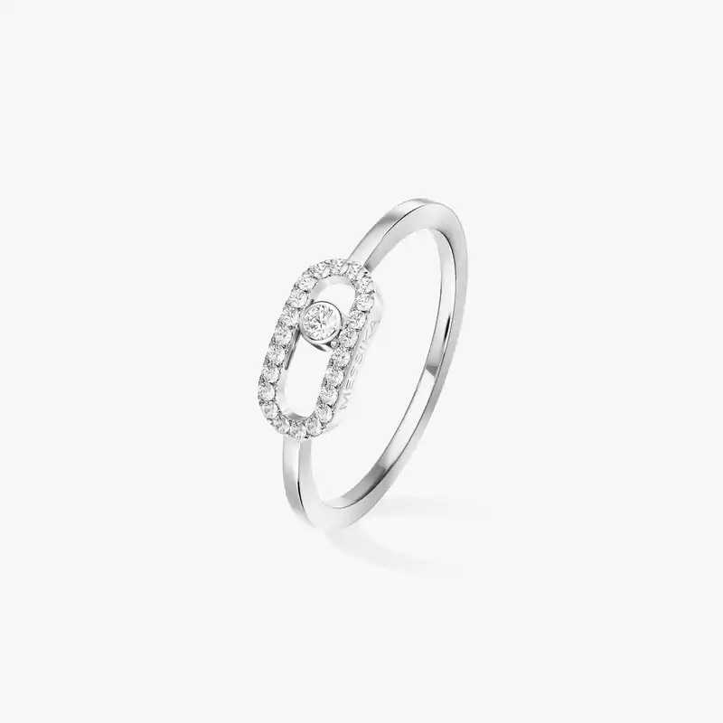 Anillo Move Uno con semipavé