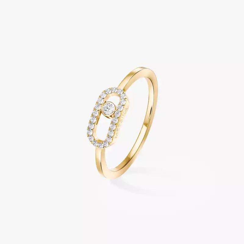 Anillo Move Uno con semipavé