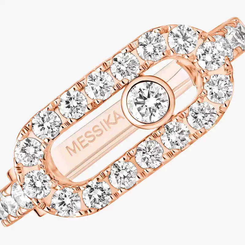 Move Uno密镶钻石耳夹