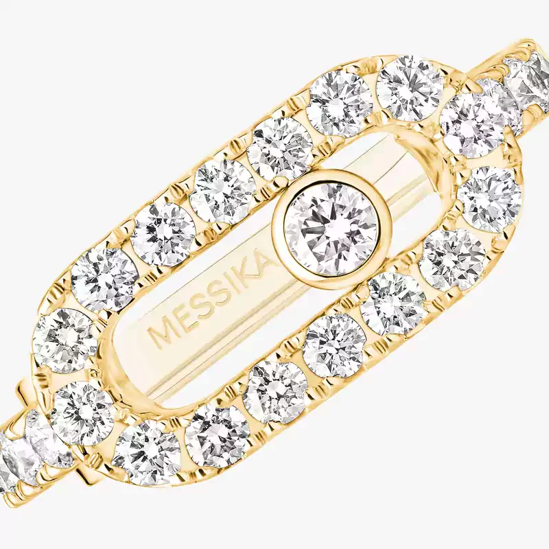 Move Uno密镶钻石耳夹