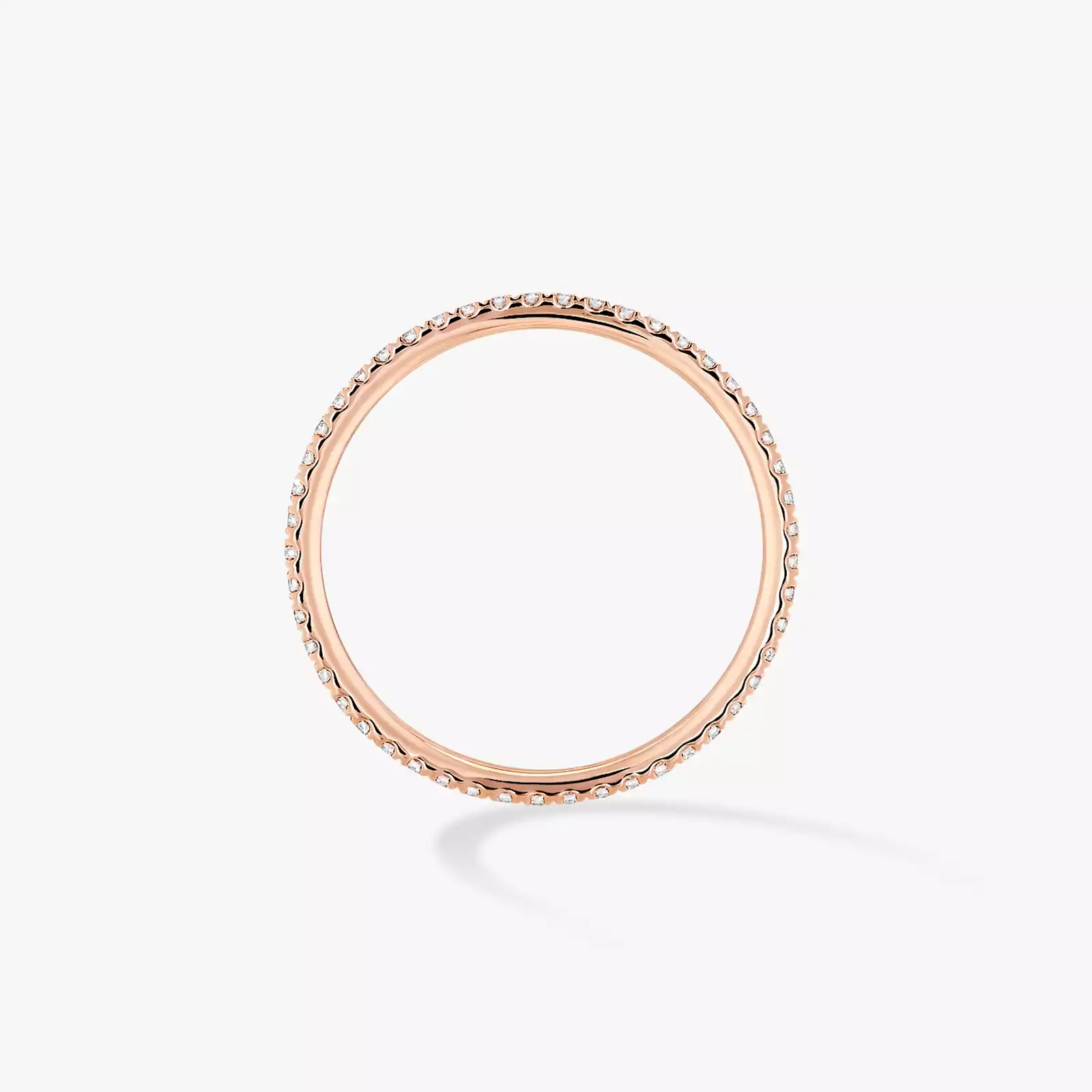 Gatsby XS Wedding Ring Pink Gold For Her Diamond Ring 05064-PG